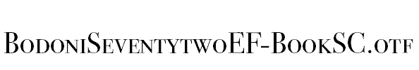 BodoniSeventytwoEF-BookSC.otf