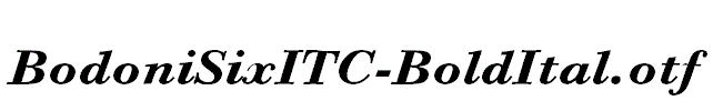 BodoniSixITC-BoldItal.otf