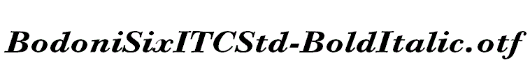 BodoniSixITCStd-BoldItalic.otf