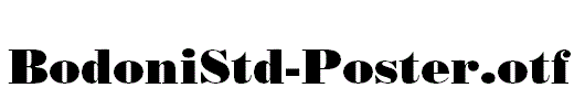 BodoniStd-Poster.otf