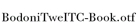 BodoniTweITC-Book.otf