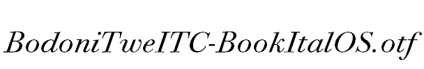 BodoniTweITC-BookItalOS.otf