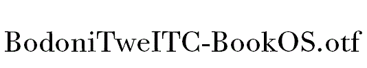 BodoniTweITC-BookOS.otf