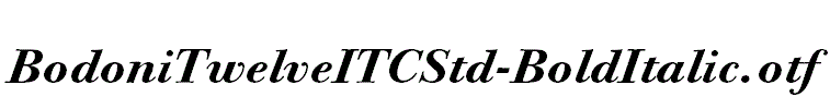 BodoniTwelveITCStd-BoldItalic.otf
