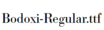 Bodoxi-Regular.otf