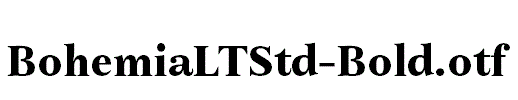 BohemiaLTStd-Bold.otf