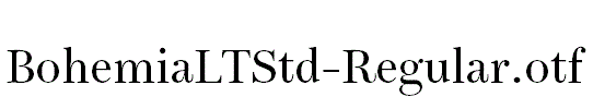 BohemiaLTStd-Regular.otf