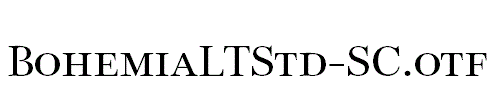 BohemiaLTStd-SC.otf
