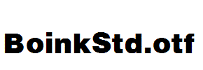BoinkStd.otf
