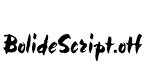 BolideScript.otf