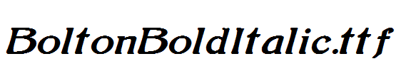 BoltonBoldItalic.ttf