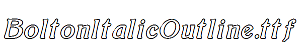 BoltonItalicOutline.ttf