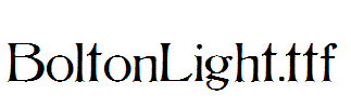 BoltonLight.ttf