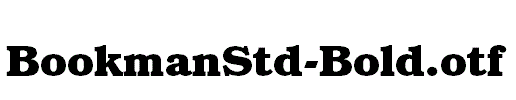 BookmanStd-Bold.otf