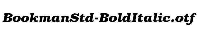 BookmanStd-BoldItalic.otf