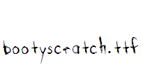 BootyScratch.ttf