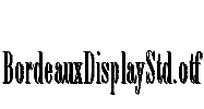 BordeauxDisplayStd.otf