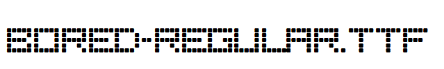 Bored-Regular.TTF
