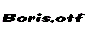 Boris.otf