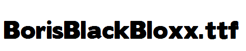 BorisBlackBloxx.ttf