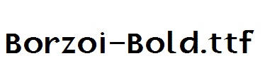 Borzoi-Bold.ttf
