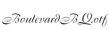 BoulevardBQ.otf