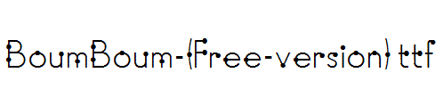 BoumBoum-(Free-version).ttf