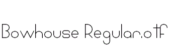 Bowhouse-Regular.otf