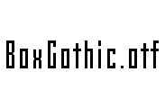 BoxGothic.otf