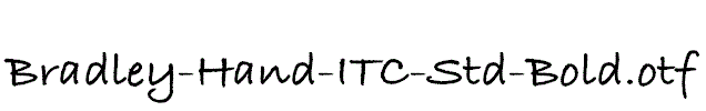Bradley-Hand-ITC-Std-Bold.otf