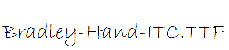 Bradley-Hand-ITC.TTF