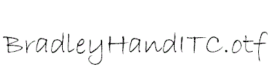 BradleyHandITC.otf