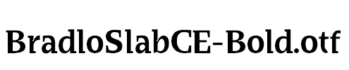 BradloSlabCE-Bold.otf