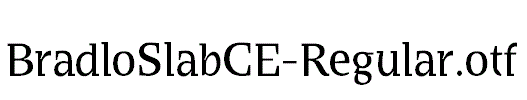BradloSlabCE-Regular.otf