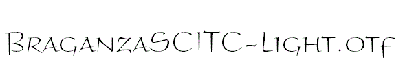 BraganzaSCITC-Light.otf