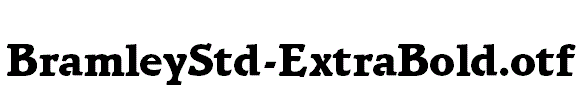 BramleyStd-ExtraBold.otf