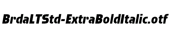 BrdaLTStd-ExtraBoldItalic.otf