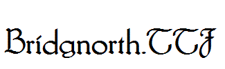 Bridgnorth.TTF