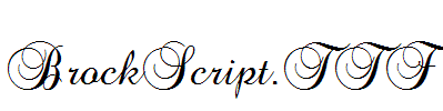 BrockScript.TTF