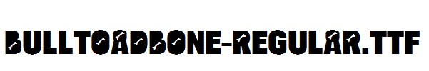 BulltoadBone-Regular.TTF
