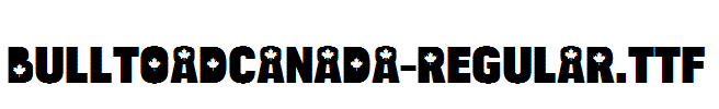 BulltoadCanada-Regular.TTF