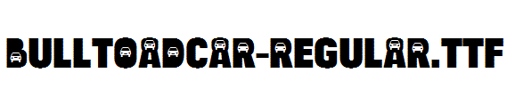 BulltoadCar-Regular.TTF