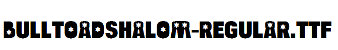 BulltoadShalom-Regular.TTF