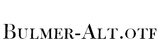 Bulmer-Alt.otf