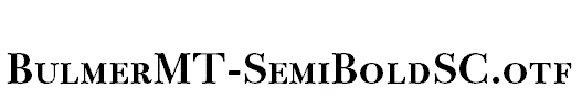 BulmerMT-SemiBoldSC.otf
