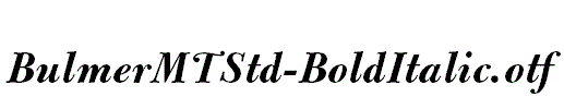 BulmerMTStd-BoldItalic.otf