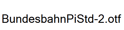 BundesbahnPiStd-2.otf