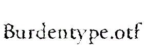 Burdentype.otf