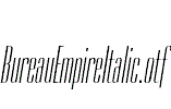 BureauEmpireItalic.otf