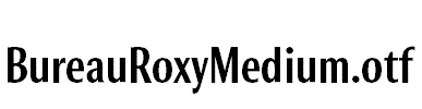 BureauRoxyMedium.otf